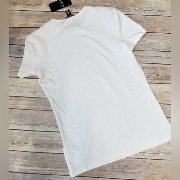Lauren Ralph Lauren Short Sleeve Crewneck T-shirt white 
Size S - Picture 2 of 4